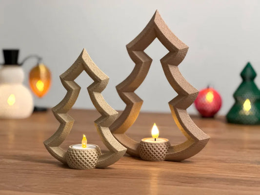 Designer Juletræs-Lysestage