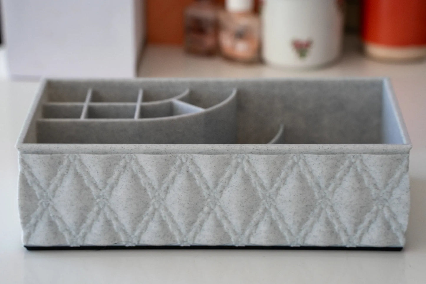 Makeup organizer - Marble look