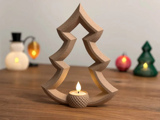 Designer Juletræs-Lysestage